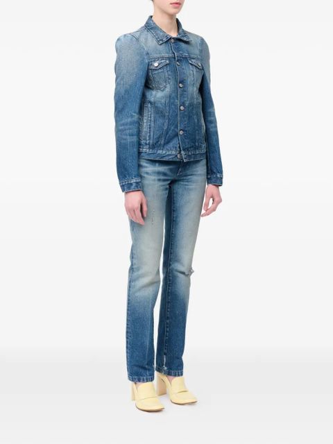 MM6 Maison Margiela buttoned denim jacket - Blue