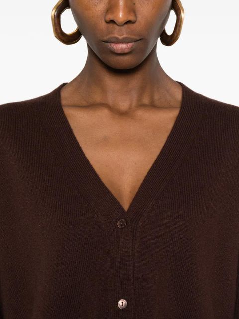 MC2 Saint Barth Madie wool V-neck cardigan - Brown