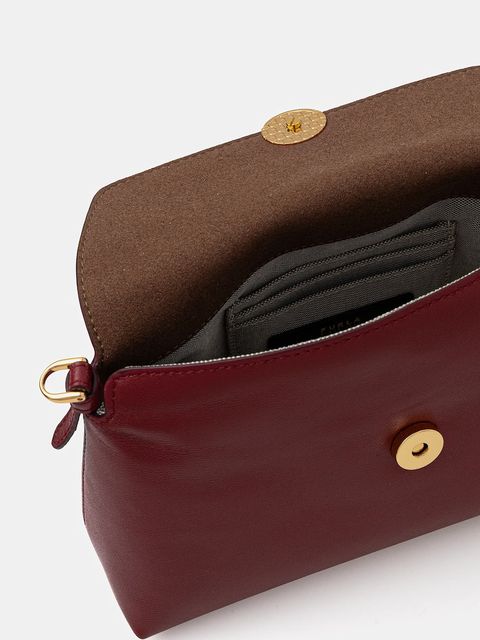 Furla torebka skórzana Sfera Soft mini kolor czerwony WE00881 BX2269 CGQ00