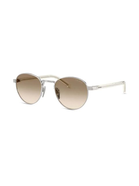 Prada Eyewear round-frame sunglasses - Silver - zdjęcie produktu nr 2