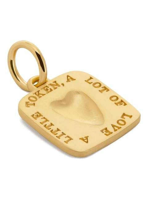 Monica Vinader GP Love Token pendant - Gold