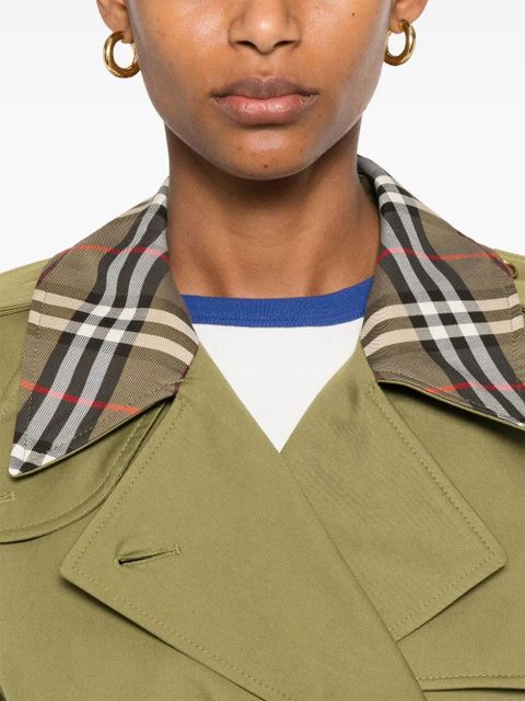 Burberry Castleford double-breasted trench coat - Green