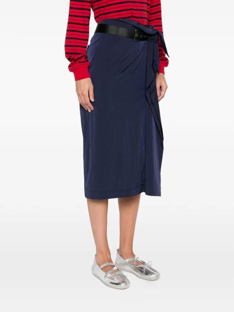 PINKO belt knot skirt - Blue