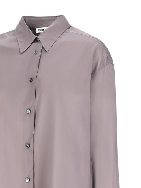 Jil Sander drop-shoulder button-up shirt - Grey