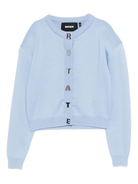 ROTATE BIRGER CHRISTENSEN logo-button cardigan - Blue - zdjęcie produktu nr 1