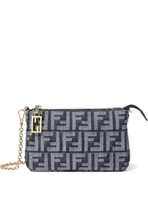 FENDI monogram chain tote bag - Blue - zdjęcie produktu nr 1