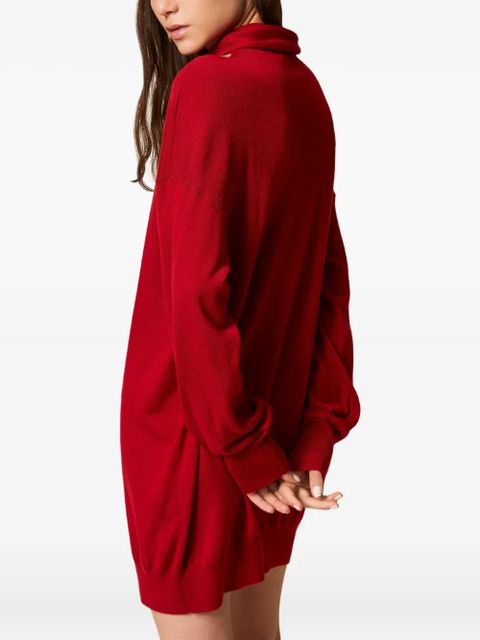 TWINSET cut-out mini dress - Red