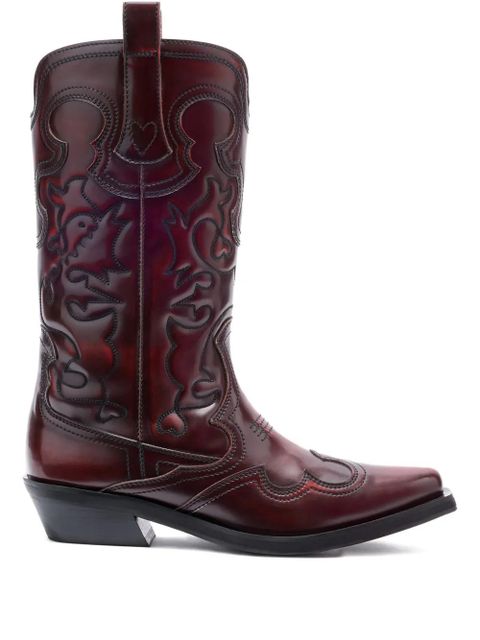 GANNI embroidered boots - zdjęcie produktu nr 1