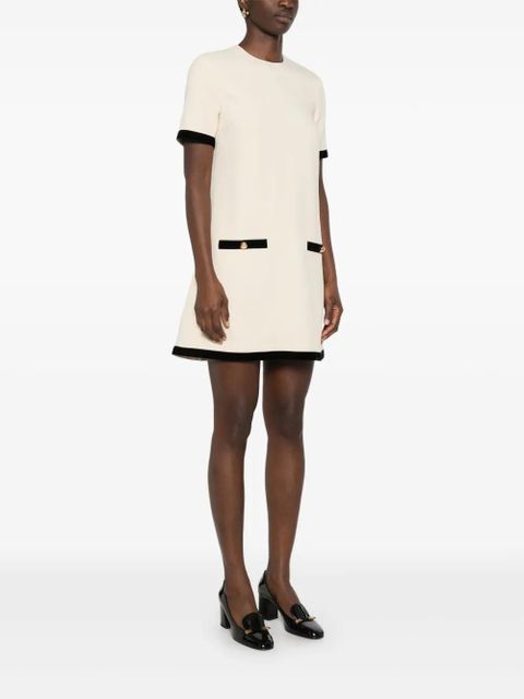 Prada Sablè mini dress - Neutrals