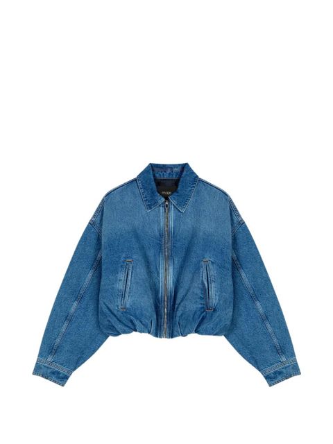 Maje zip-up denim jacket - Blue - zdjęcie produktu nr 1