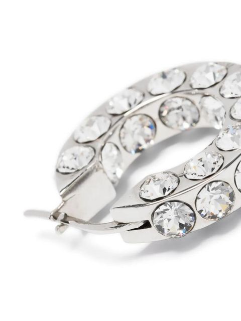 Amina Muaddi Jahleel crystal-embellished earrings - Silver