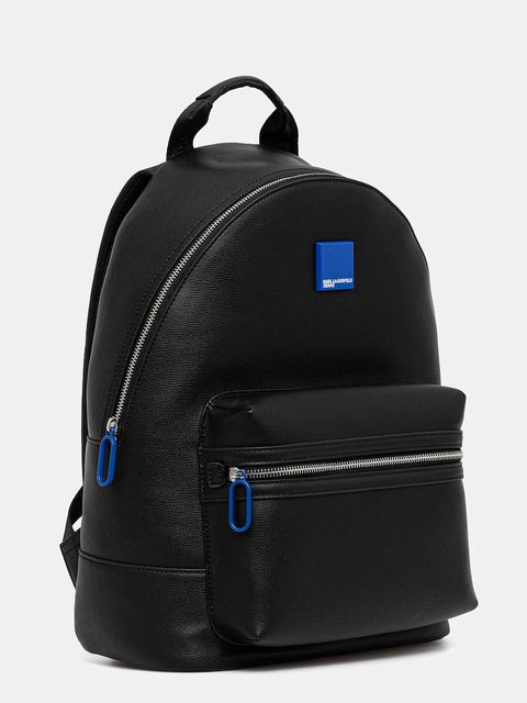 Karl Lagerfeld Jeans plecak kolor czarny duży gładki A3M30335 - zdjęcie produktu nr 2