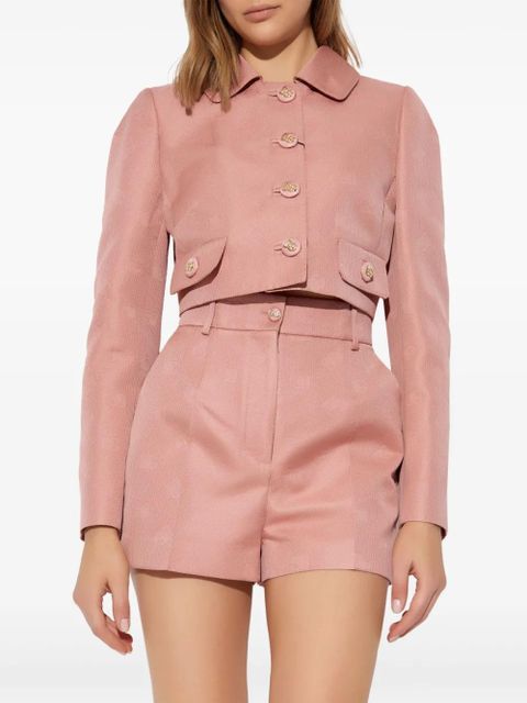Dolce & Gabbana DNA monogram-jacquard jacket - Pink
