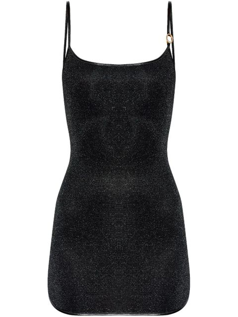 Oséree lurex mini dress - Black - zdjęcie produktu nr 1