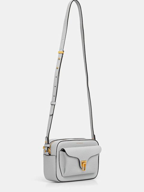 Coccinelle torebka skórzana kolor niebieski E1 MF6 15 02 01 - zdjęcie produktu nr 2