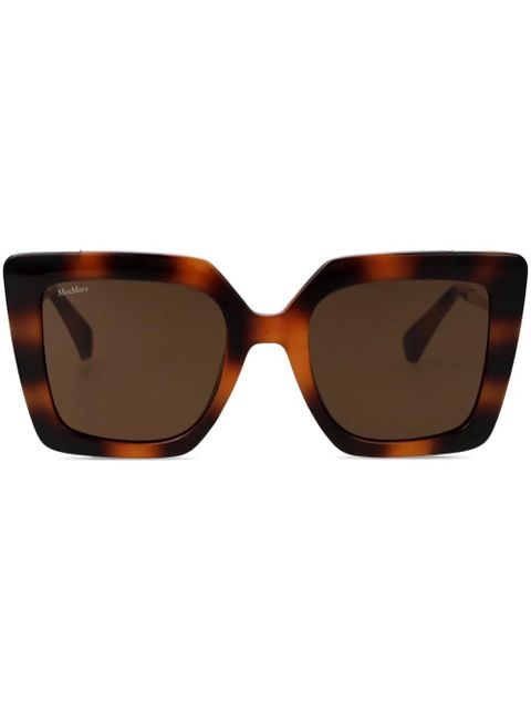Max Mara Eyewear butterfly-frame sunglasses - Brown - zdjęcie produktu nr 1
