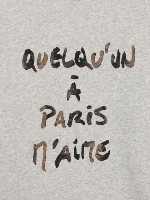 Ba&Sh slogan-print sweatshirt - Grey