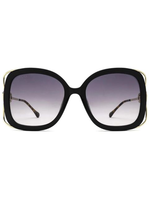 Gucci Eyewear Horsebit sunglasses - Black
