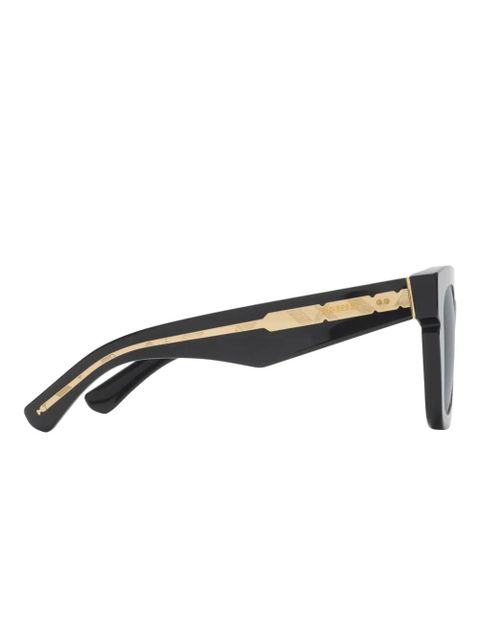 Burberry Eyewear Inlaid Check sunglasses - Black - zdjęcie produktu nr 2