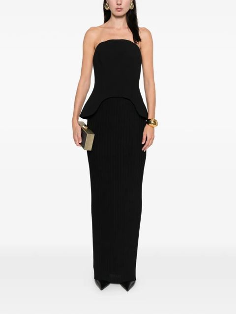 Solace London Kesi pleated maxi dress - Black - zdjęcie produktu nr 2