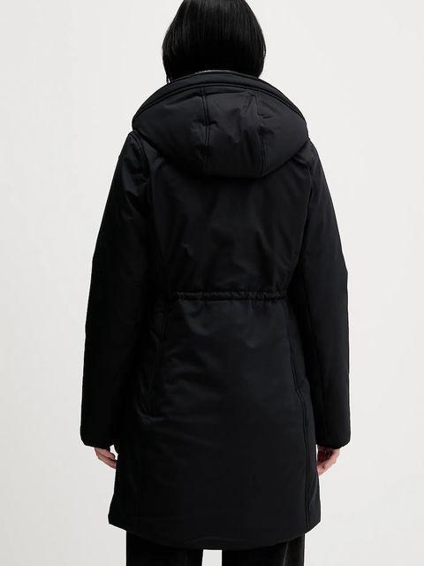 Hollister Co. parka kolor czarny zimowa KI344-5027-901