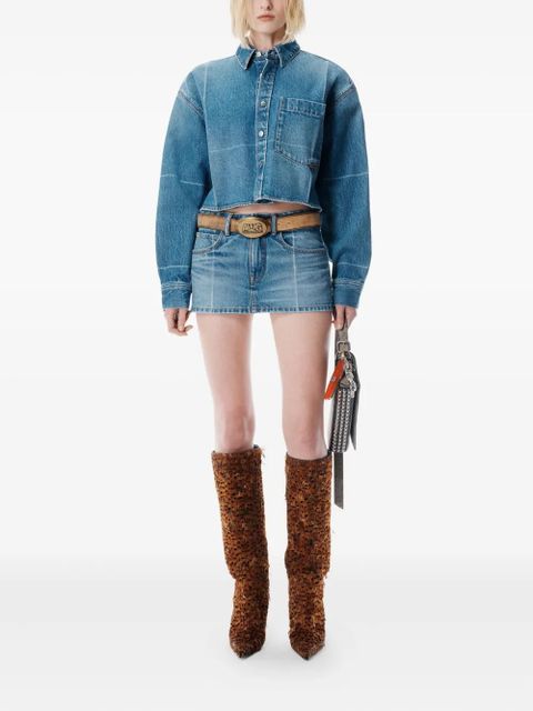 Alexander Wang faded-fold-line shirt - Blue - zdjęcie produktu nr 2