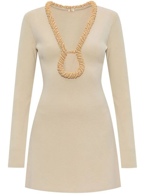 Cult Gaia Zev mini dress - Neutrals