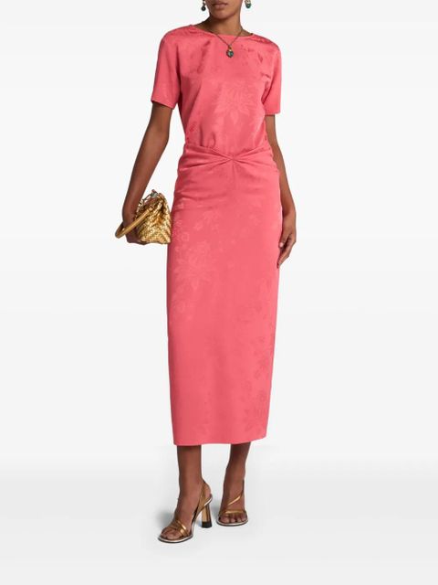 ETRO floral-jacquard T-shirt - Pink