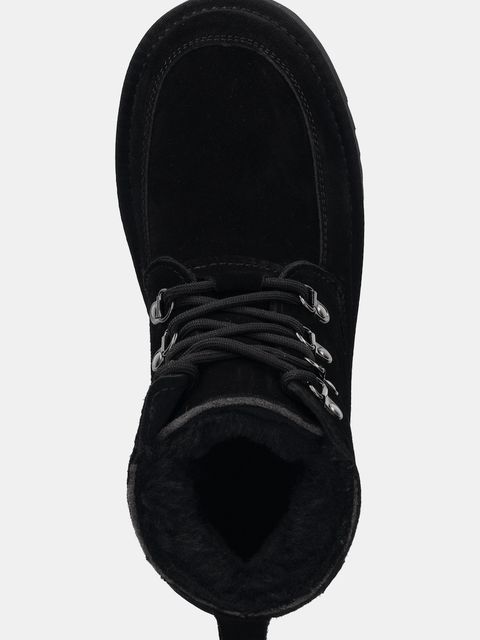 Answear.LAB śniegowce zamszowe kolor czarny