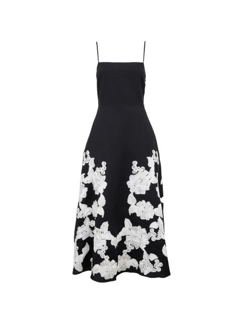Simkhai Annabella floral midi dress - Black - zdjęcie produktu nr 1