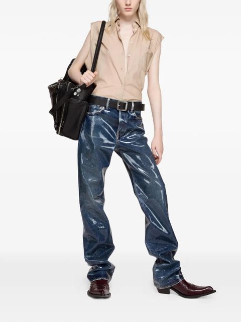 Acne Studios chest-pocket sleeveless shirt - Pink - zdjęcie produktu nr 2