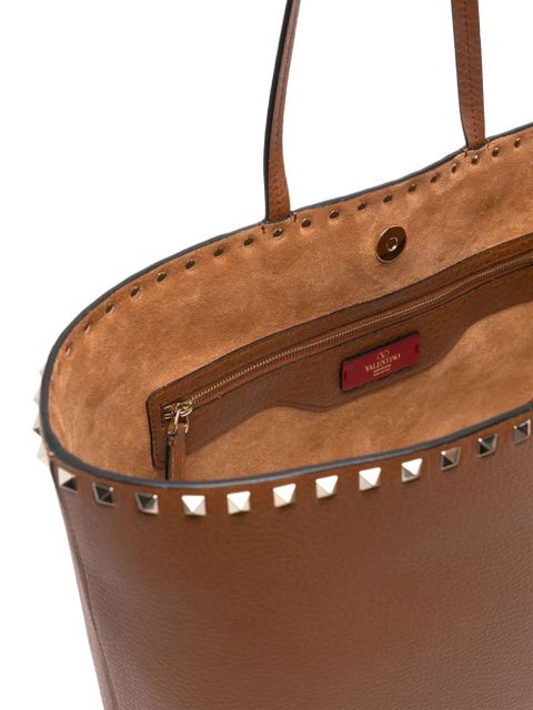 Valentino Garavani Rockstud tote bag - Brown