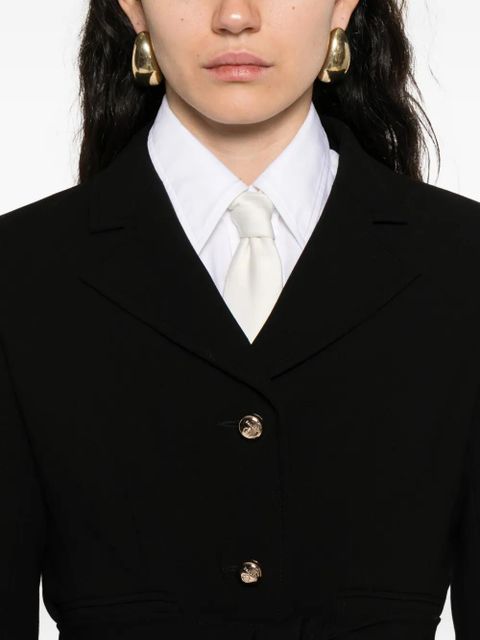 SANDRO belted jacket - Black