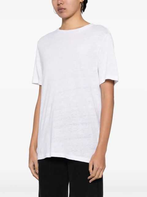 MARANT ÉTOILE Zewel linen T-shirt - White