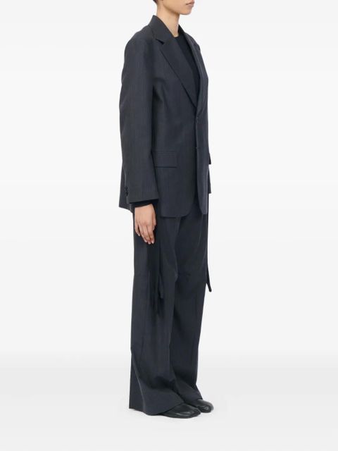 MM6 Maison Margiela pinstripe tie jacket - Grey