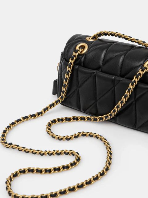 Coach torebka skórzana Tabby kolor czarny CP149