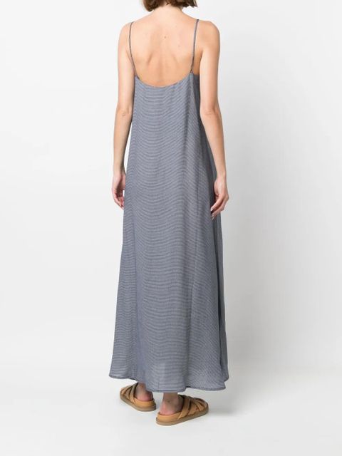 TOTEME flared maxi-dress - Blue