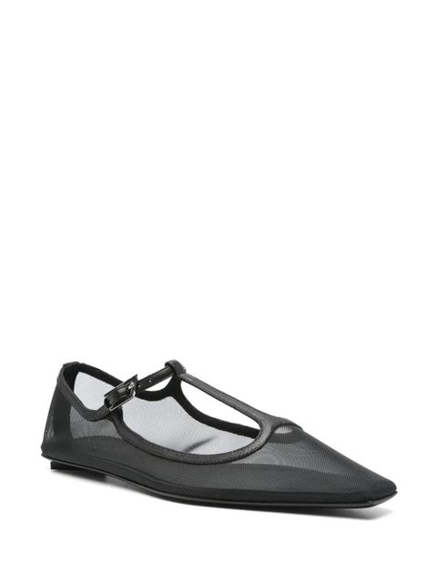 The Attico Juno ballet flats - Black