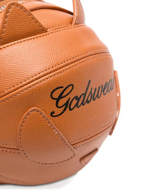 GCDS cat-shape basketball tote bag - Brown