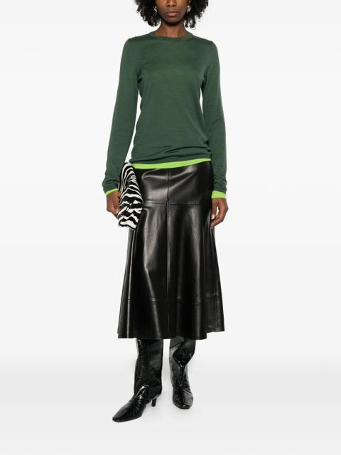 Gabriela Hearst crew-neck sweater - Green