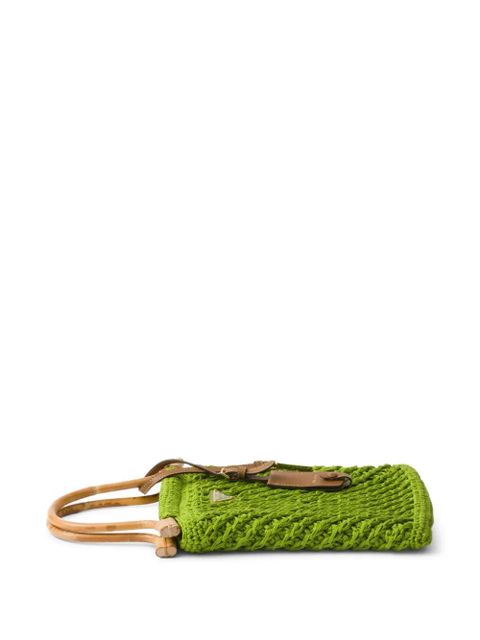 Prada mini crochet tote bag - Green