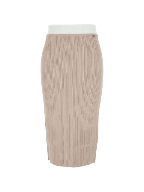 Diesel ribbed midi skirt - Neutrals - zdjęcie produktu nr 1