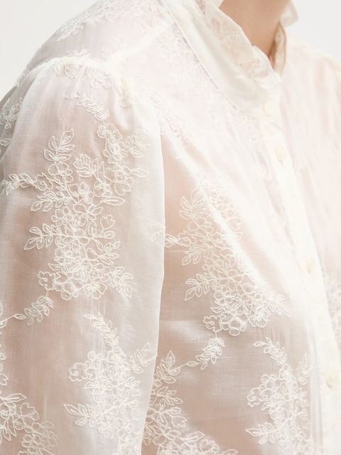 United Colors of Benetton koszula damska kolor beżowy regular ze stójką 52WNDQ0CQ