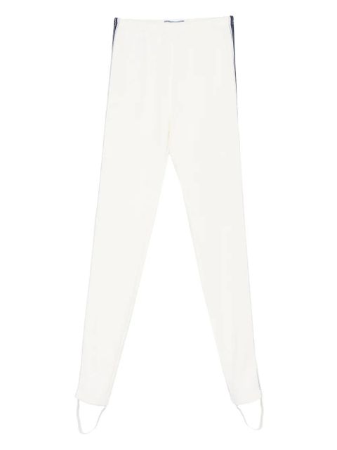 Prada stirrup-detail stripe leggings - Neutrals - zdjęcie produktu nr 1
