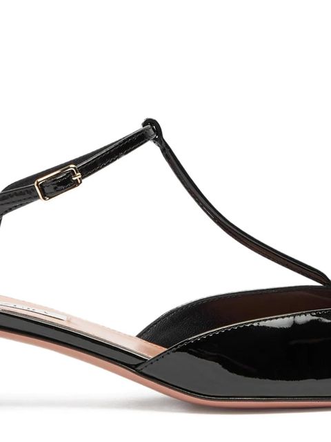 Aquazzura Sorbonne T-strap pumps - Black - zdjęcie produktu nr 2
