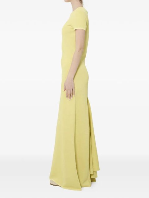 Jacquemus short-sleeved maxi dress - Yellow