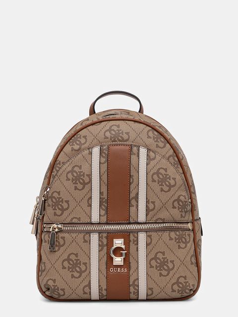 Guess plecak ERENIA damski kolor beżowy mały wzorzysty HWSO78 38330 - zdjęcie produktu nr 1