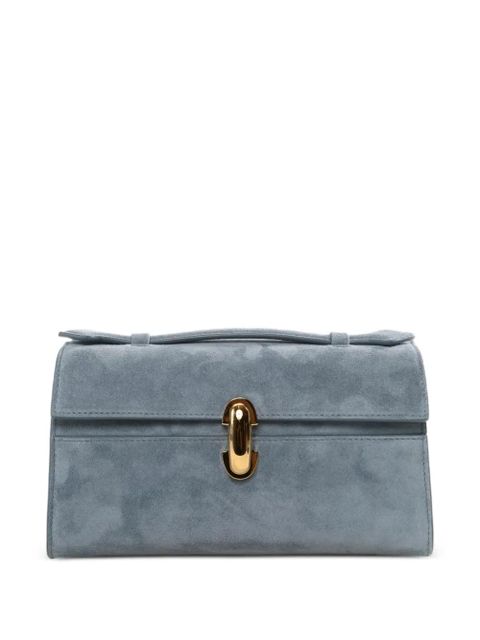 Savette Symmetry suede shoulder bag - Blue - zdjęcie produktu nr 1