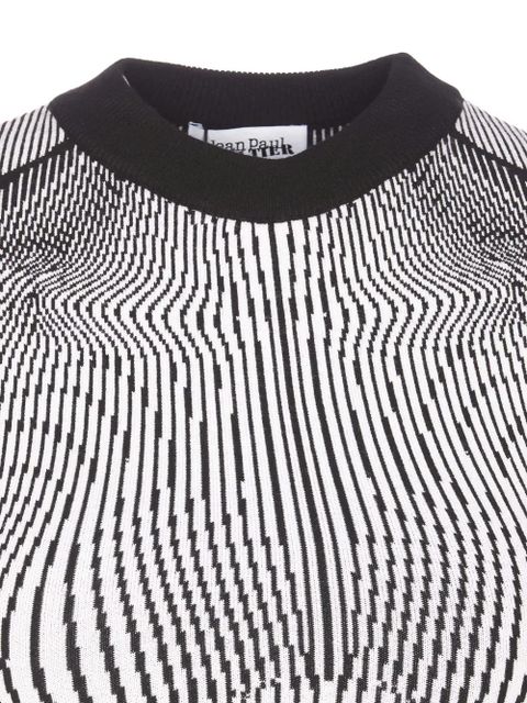 Jean Paul Gaultier Morphing Pinstripes t-shirt - White - zdjęcie produktu nr 2