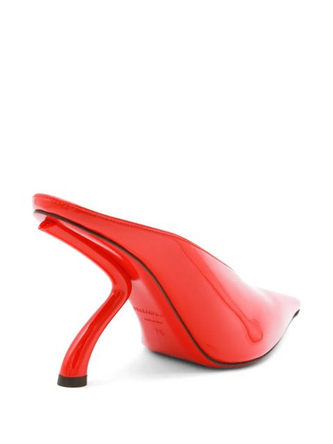 Ferragamo Itaca sculpted leather mules - Red